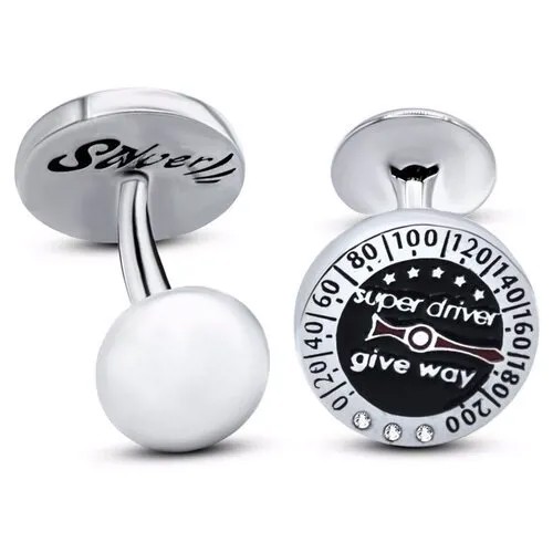 Запонки Silver WINGS, серебро, 925 проба