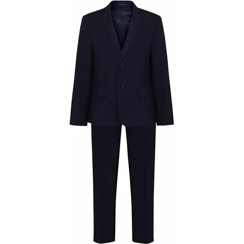 Школьная форма SMENA, пиджак и брюки, размер 146 (72), синий