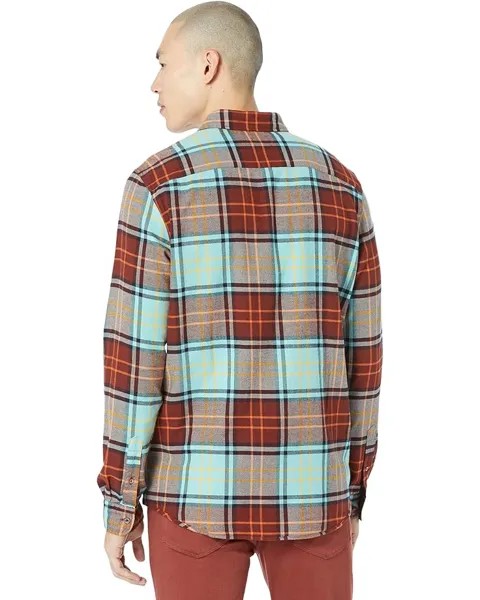 Рубашка Scotch & Soda Regular Fit Midweight Brushed Flannel Check Shirt, коричневый