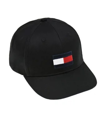 Черная бейсболка с вышивкой Tommy Hilfiger