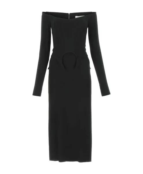 Платье из крепа Love Dion Lee, черный