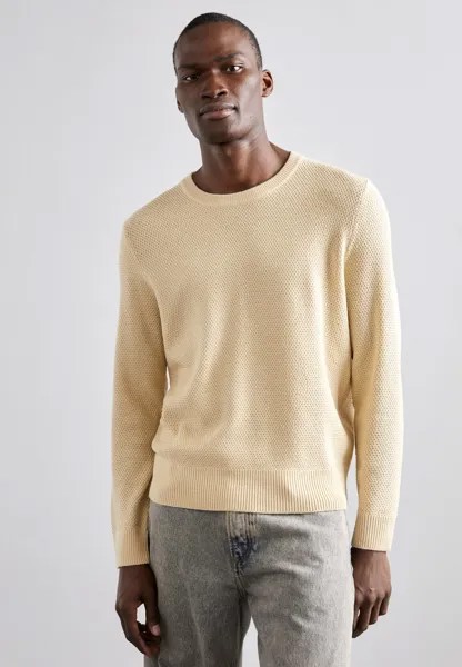 Вязаный свитер sandro, цвет ecru/mastic