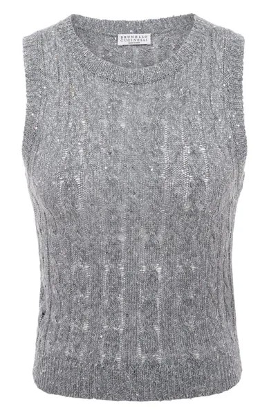 Льняной жилет Brunello Cucinelli