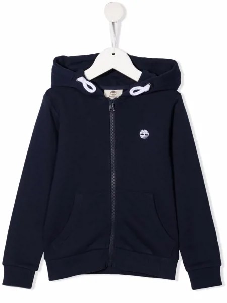 Timberland Kids худи с вышитым логотипом