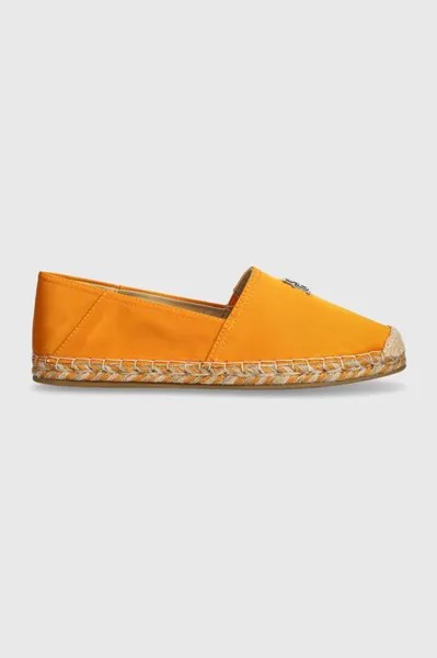 Эспадрильи TH SATIN FLAT ESPADRILLE Tommy Hilfiger, оранжевый