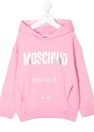 Moschino Kids худи с логотипом