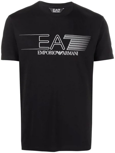 Ea7 Emporio Armani футболка с логотипом