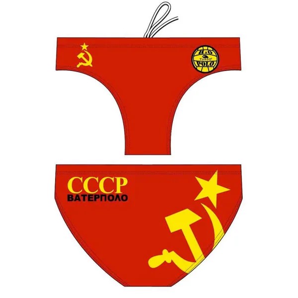 Плавки Turbo CCCP, красный