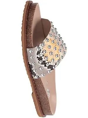 VINCE CAMUTO Женские сандалии Taupe Beige Namibia Snake Kortlen Slip On Slide 5 M