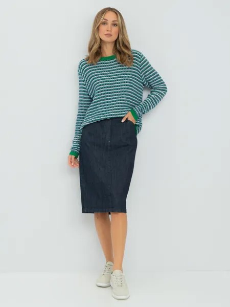 Юбка женская Gerry Weber 110003-31614-83100 синяя 36