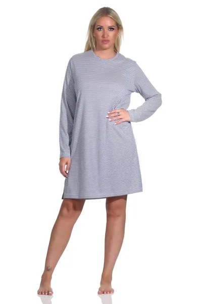 Ночная рубашка NORMANN Bigshirt, цвет blau-melange
