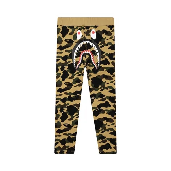 BAPE 1st Camo Широкие спортивные штаны, цвет Желтый