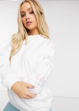 Белый лонгслив Puma glow pack