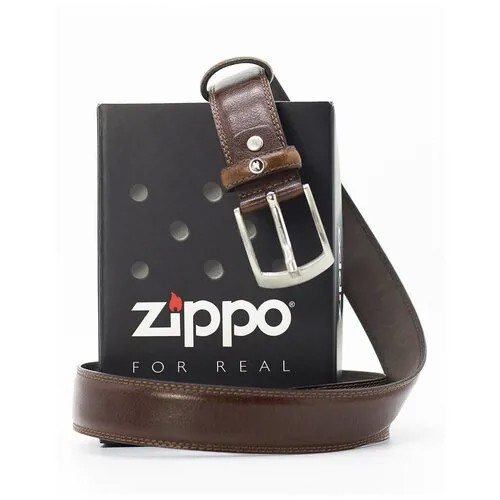 Ремень Zippo, размер 100, коричневый
