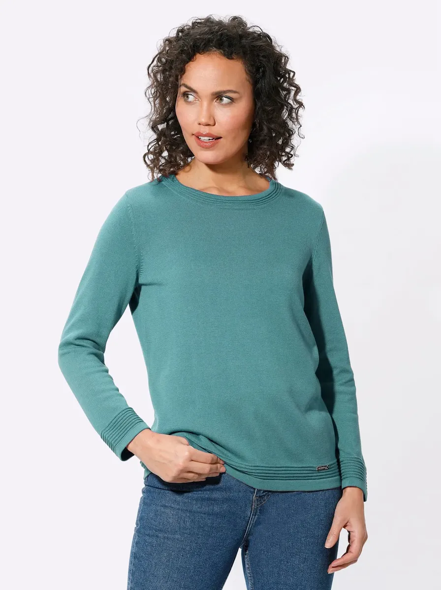 Casual Looks Свитер с круглым вырезом 