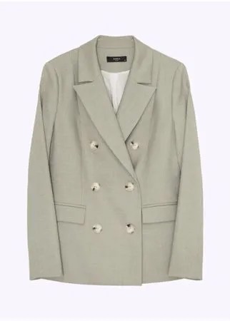 Пиджак Emka Fashion, размер 42, оливковый