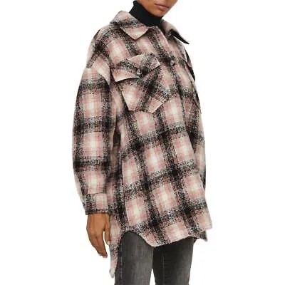 Vero Moda Женская розовая клетчатая куртка-рубашка Vmluna Vmluna Верхняя одежда XL BHFO 8903