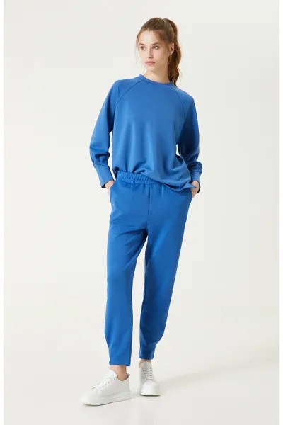Спортивные штаны цвета индиго Network, темно-синий