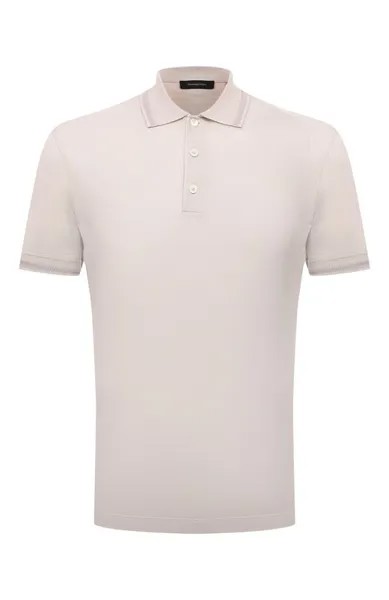 Поло из шелка и хлопка Zegna