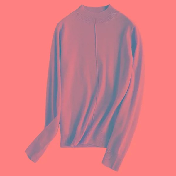 Женский шерстяной пуловер абрикосового цвета, 6 цветов, M/L/XL