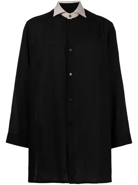 Yohji Yamamoto рубашка со съемным воротником