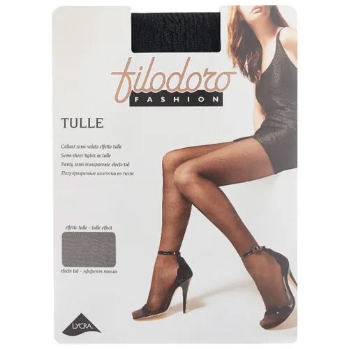 Колготки Filodoro Classic Tulle, размер 3-M, nero (черный)
