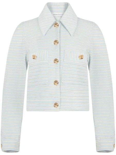 Nina Ricci куртка с полосками, синий
