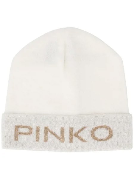 Pinko шапка бини с жаккардовым логотипом