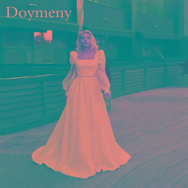 Элегантное Атласное Свадебное Платье Doymeny, тюль с пышными рукавами, квадратный воротник, аппликация, пуговицы, сзади, с поясом, со шлейфом, Robe De Mariee