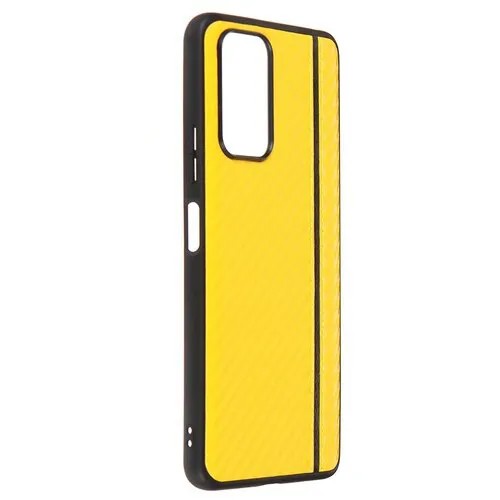 Чехол G-Case для Xiaomi Redmi Note 10 Pro Carbon Yellow GG-1467