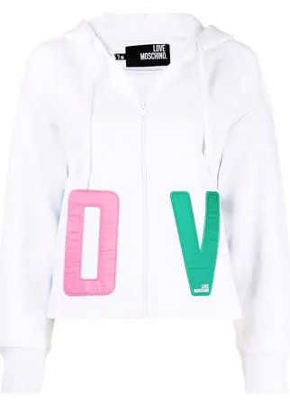 Love Moschino худи с вышивкой