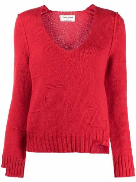 Zadig&Voltaire джемпер с V-образным вырезом