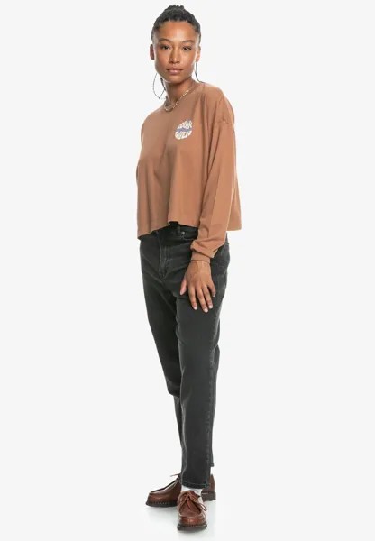 Рубашка с длинным рукавом UNI OVERSIZED LS TEE Quiksilver, бежевый