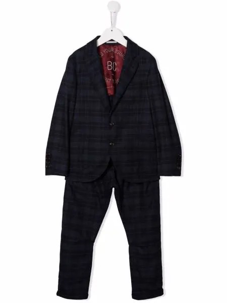 Brunello Cucinelli Kids костюм в клетку