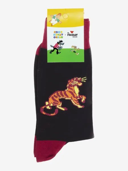 Носки с рисунками St.Friday Socks - Шерхан, Черный