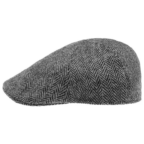 Кепка   Hanna Hats, шерсть, подкладка, размер 61, серый