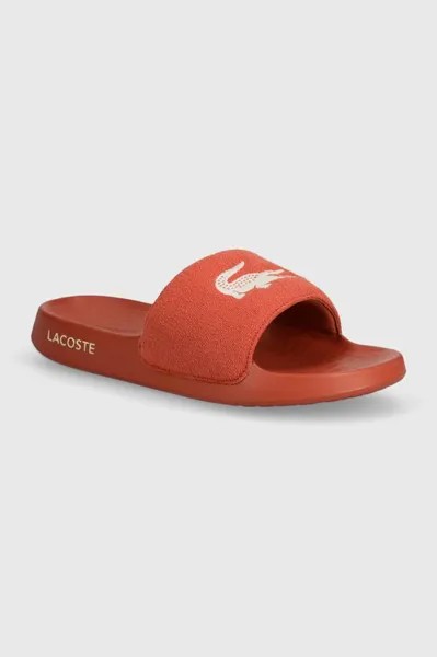 Подавайте шлепанцы Lacoste, оранжевый