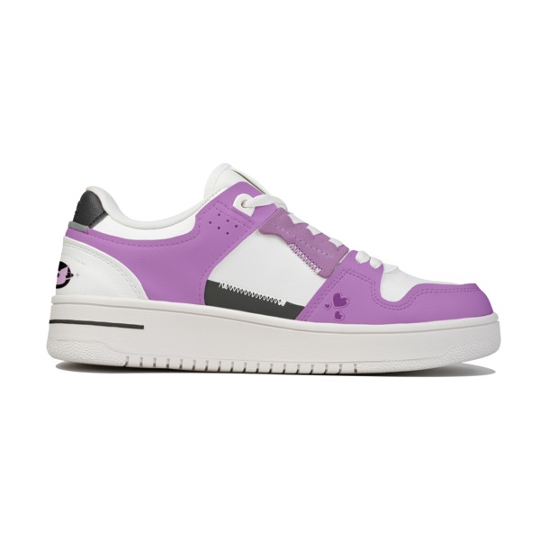 Кроссовки LINING Tianji Skateboarding Shoes Women's Low-top White/Purple, фиолетовый