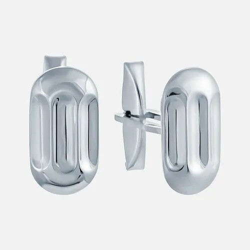 Запонки ELEMENT47, серебро, 925 проба