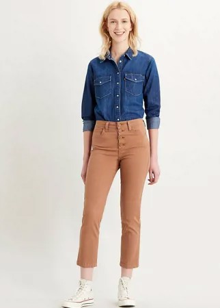 Бриджи женские Levi's 5573900040 коричневые 27