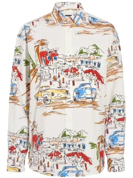 Jacquemus рубашка La Chemise Simon, белый