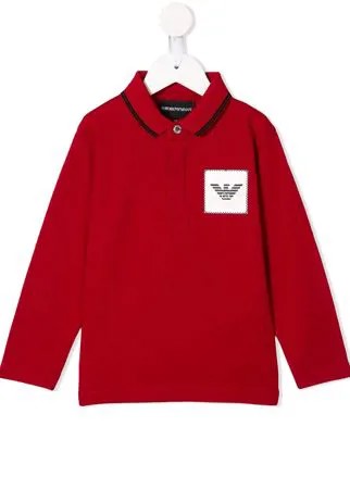 Emporio Armani Kids классическая рубашка-поло