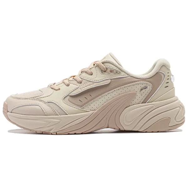 Кроссовки LINING Orca Lifestyle Shoes Women's Low-top Beige, бежевый
