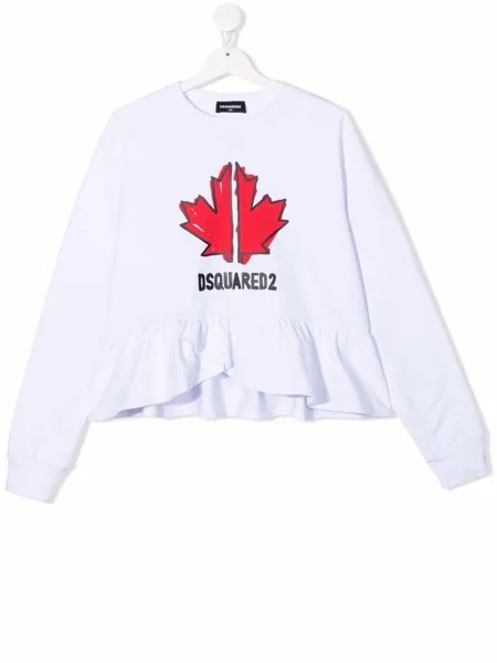 Dsquared2 Kids толстовка с оборками