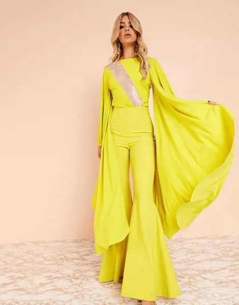 Боди оливкового цвета ASOS DESIGN Luxe-Зеленый