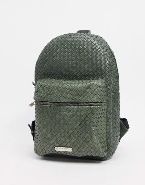 Кожаный рюкзак Bolongaro Trevor-Зеленый цвет
