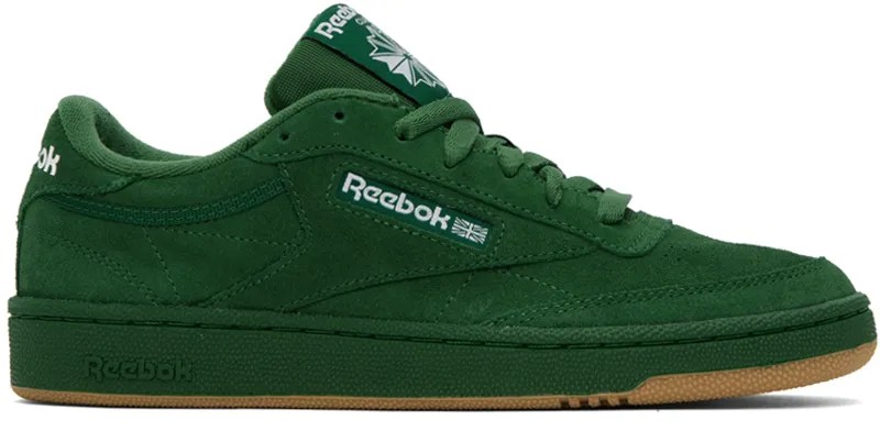 Зеленые кроссовки Club C 85 Reebok Classics