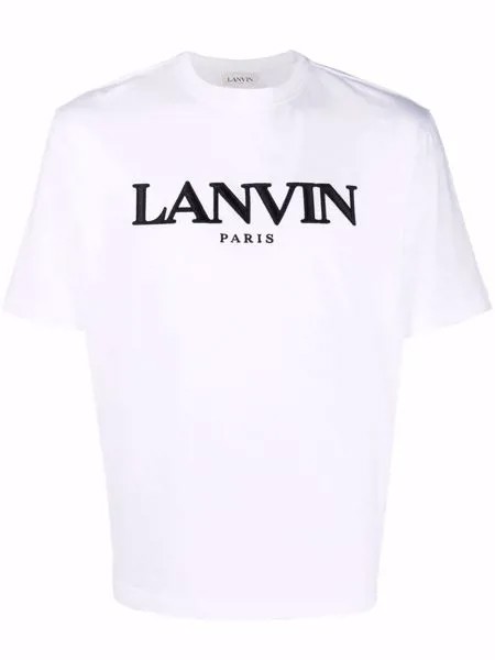 LANVIN футболка с логотипом