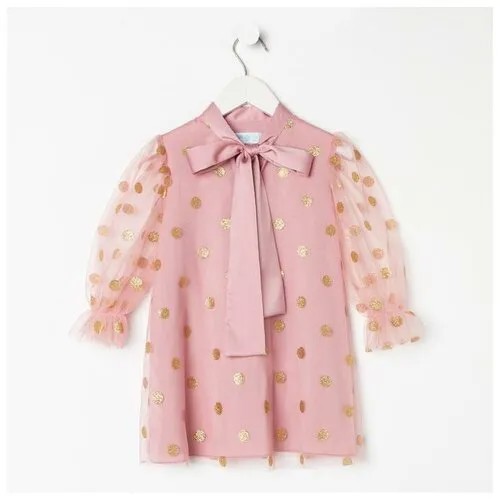 Платье Kaftan, размер 98/104, розовый