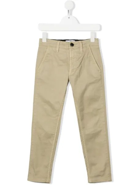 Stone Island Junior прямые брюки чинос